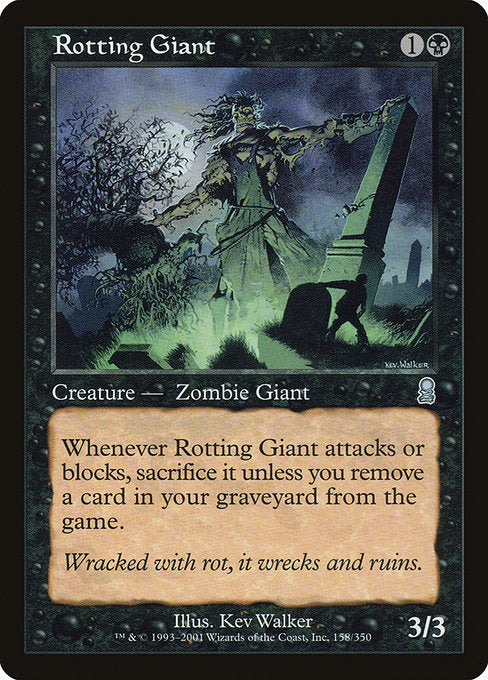 【EN】朽ちゆく巨人/Rotting Giant [ODY] 黒U No.158
