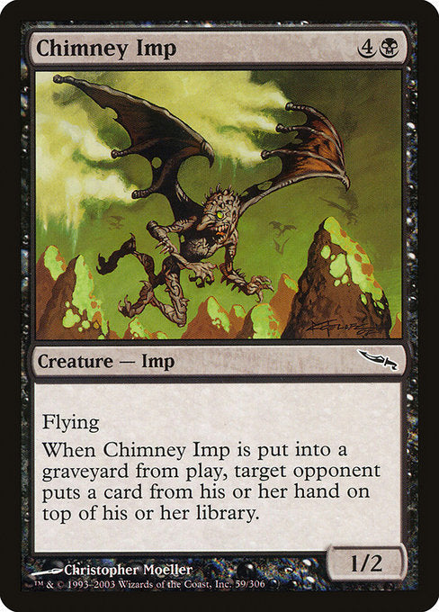 【Foil】【EN】煙突のインプ/Chimney Imp [MRD] 黒C No.59