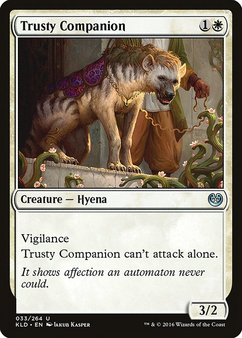 【Foil】【EN】信頼できる仲間/Trusty Companion [KLD] 白U No.33