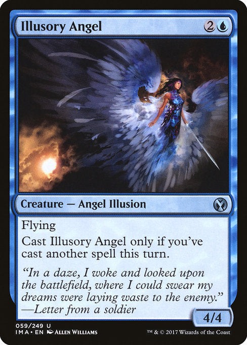 【Foil】【EN】幻影の天使/Illusory Angel [IMA] 青U No.59