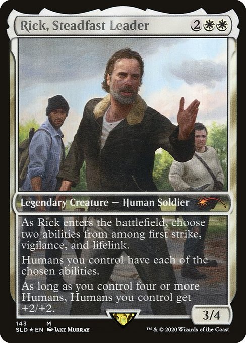 【EN】Rick, Steadfast Leader [SLD] 白M No.143