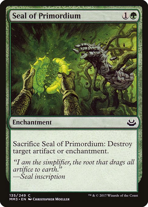 【EN】原基の印章/Seal of Primordium [MM3] 緑C No.135