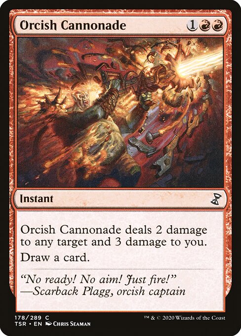 【EN】オークの連続砲撃/Orcish Cannonade [TSR] 赤C No.178