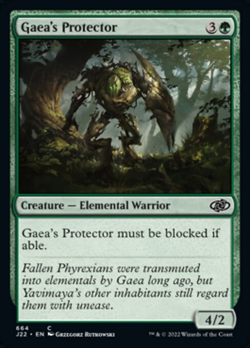 【EN】ガイアの守護者/Gaea's Protector [J22] 緑C No.664