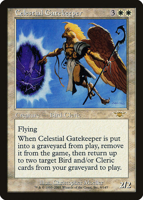 【Foil】【EN】天界の門番/Celestial Gatekeeper [LGN] 白R No.6