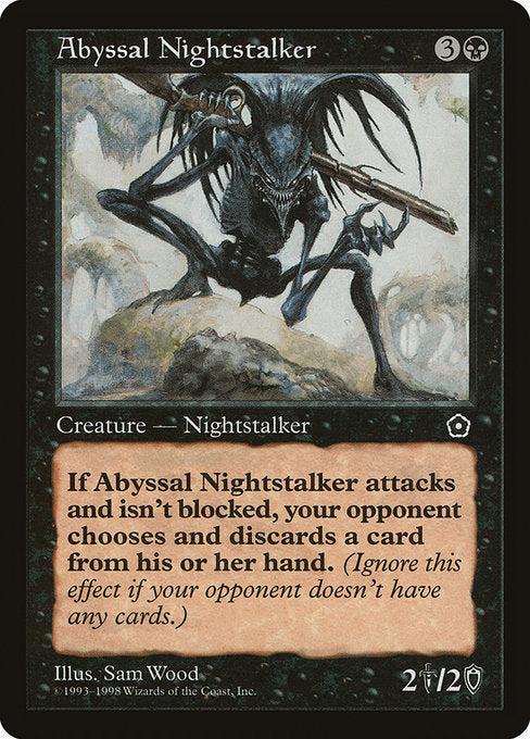 【EN】深淵の夜魔/Abyssal Nightstalker [P02] 黒U No.61