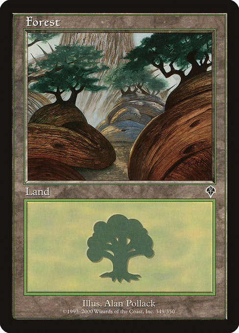 【Foil】【EN】森/Forest [INV] 無C No.349