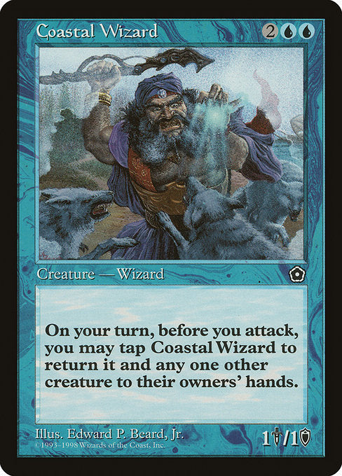 【EN】沿岸の魔術師/Coastal Wizard [P02] 青R No.34