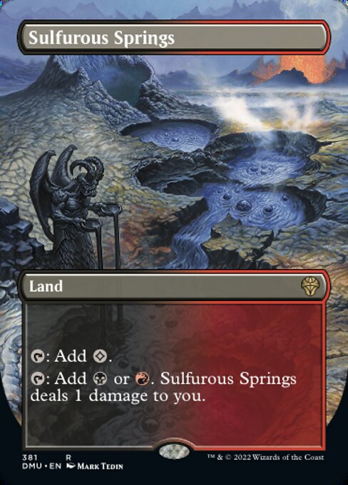 【Foil】【EN】硫黄泉/Sulfurous Springs [DMU] 無R No.381