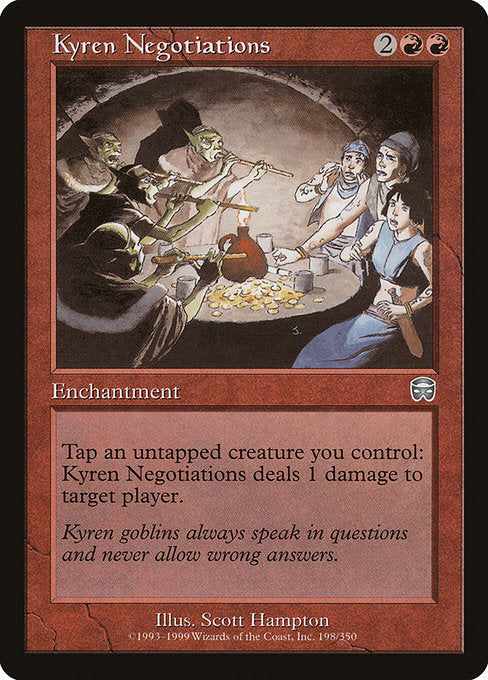 【Foil】【EN】カイレン式交渉/Kyren Negotiations [MMQ] 赤U No.198