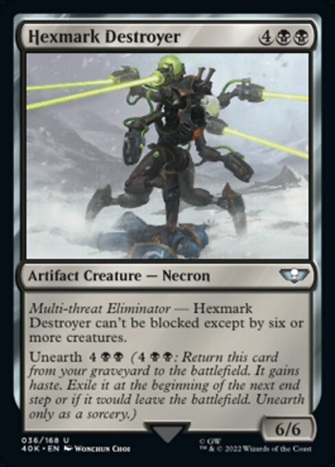 【Foil】【EN】Hexmark Destroyer [40K] 茶U No.36★