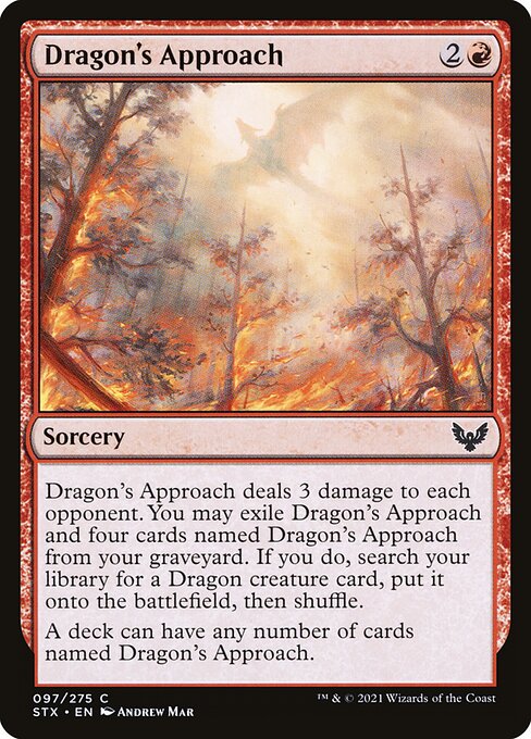 【EN】ドラゴンの接近/Dragon's Approach [STX] 赤C No.97