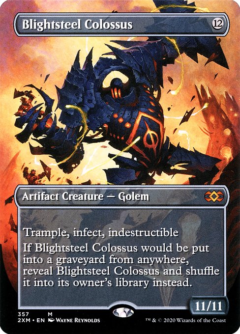 【Foil】【EN】荒廃鋼の巨像/Blightsteel Colossus [2XM] 茶M No.357