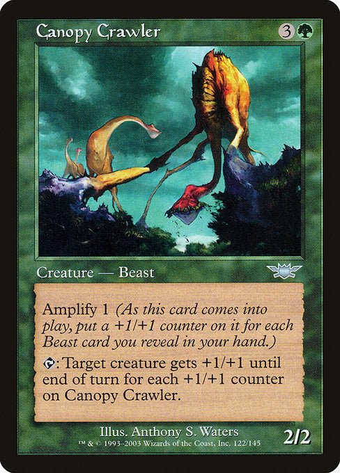 【Foil】【EN】梢を這うもの/Canopy Crawler [LGN] 緑U No.122