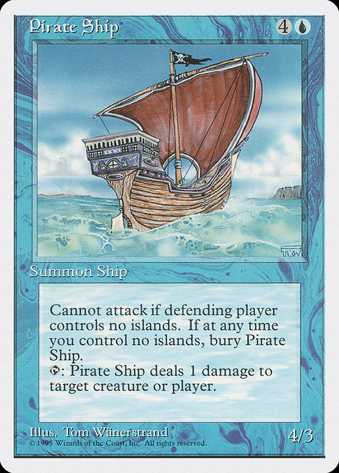 【EN】海賊船/Pirate Ship [4ED] 青R No.91