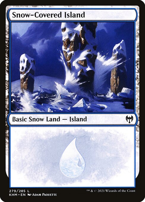 【EN】冠雪の島/Snow-Covered Island [KHM] 無C No.279