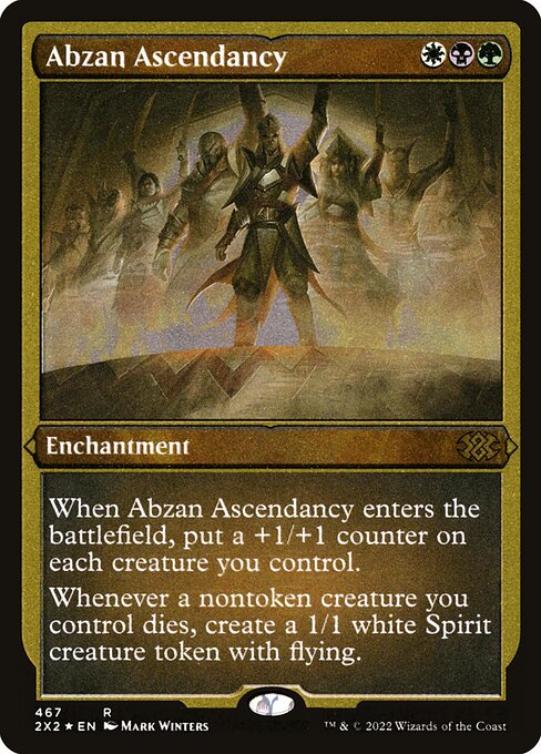 【EN】アブザンの隆盛/Abzan Ascendancy [2X2] 金R No.467