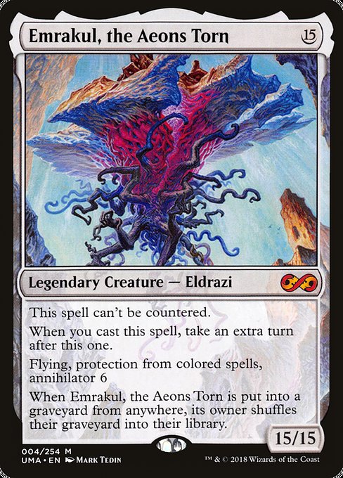 【Foil】【EN】引き裂かれし永劫、エムラクール/Emrakul, the Aeons Torn [UMA] 無M No.4