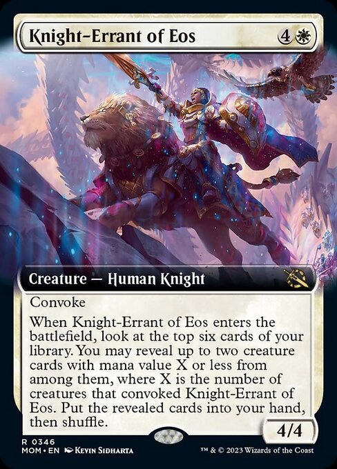 【Foil】【EN】イーオスの遍歴の騎士/Knight-Errant of Eos [MOM] 白R No.346