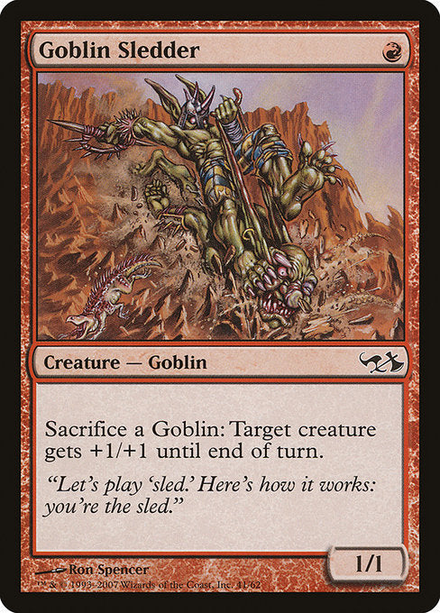 【EN】ゴブリンのそり乗り/Goblin Sledder [DD1] 赤C No.41