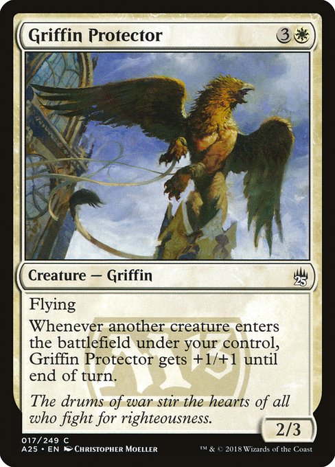 【EN】庇護のグリフィン/Griffin Protector [A25] 白C No.17