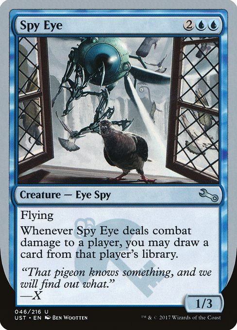 【Foil】【EN】Spy Eye [UST] 青U No.46