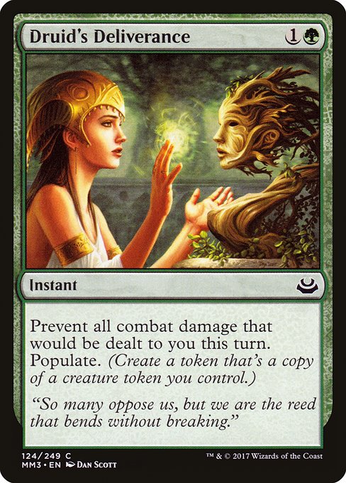 【Foil】【EN】ドルイドの講話/Druid's Deliverance [MM3] 緑C No.124