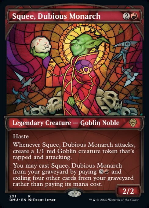 【Foil】【EN】怪しげな統治者、スクイー/Squee, Dubious Monarch [DMU] 赤R No.291