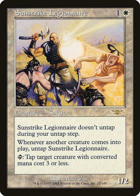 【Foil】【EN】陽光弾の軍団兵/Sunstrike Legionnaire [LGN] 白R No.22