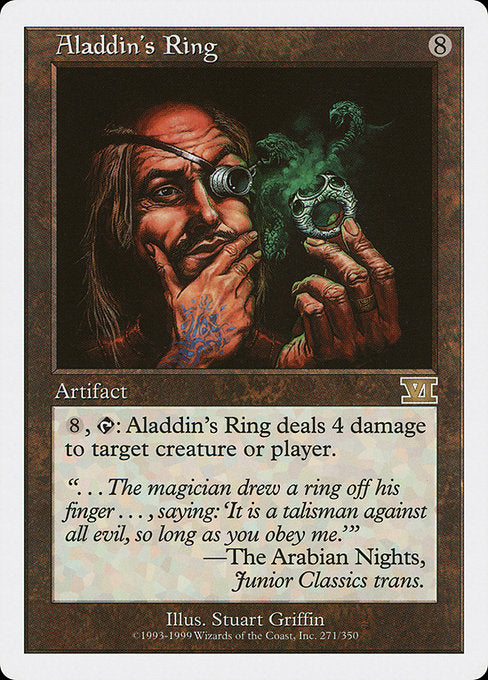 【EN】アラジンの指輪/Aladdin's Ring [6ED] 茶R No.271