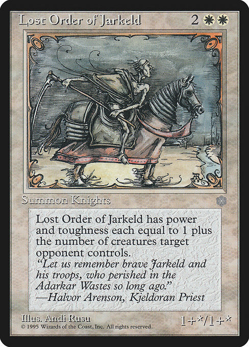 【EN】Lost Order of Jarkeld [ICE] 白R No.43