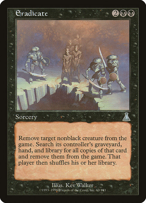 【Foil】【EN】撲滅/Eradicate [UDS] 黒U No.60