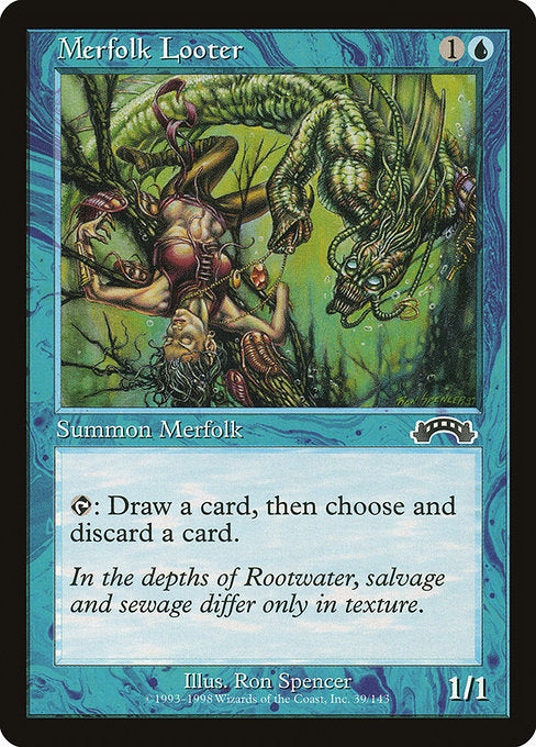 【EN】マーフォークの物あさり/Merfolk Looter [EXO] 青C No.39