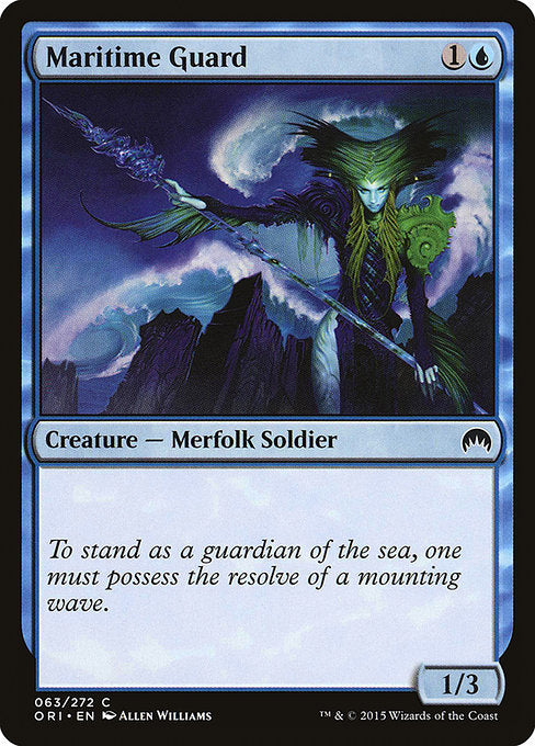 【Foil】【EN】臨海の護衛/Maritime Guard [ORI] 青C No.63