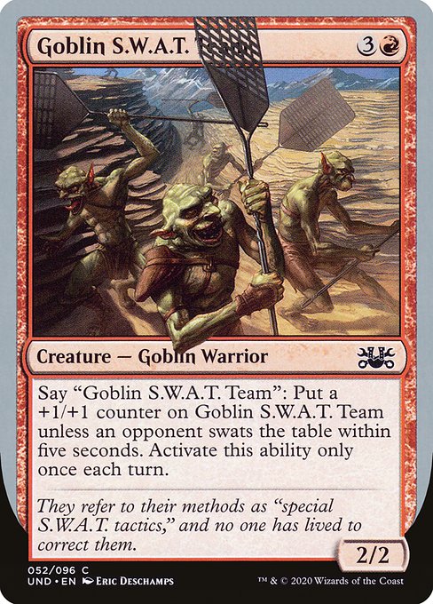 【EN】Goblin S.W.A.T. Team [UND] 赤C No.52