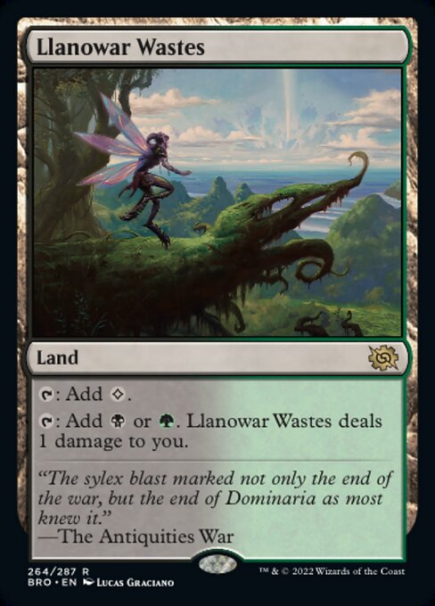 【EN】ラノワールの荒原/Llanowar Wastes [BRO] 無R No.264