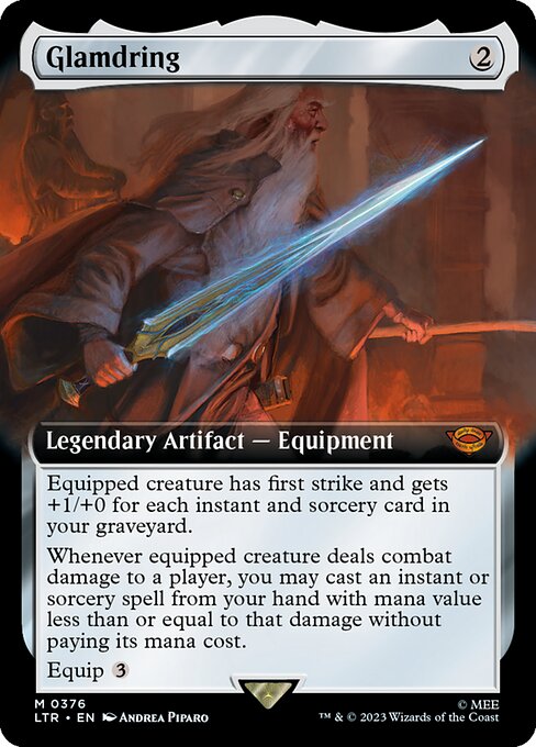 【Foil】【EN】グラムドリング/Glamdring [LTR] 茶M No.376