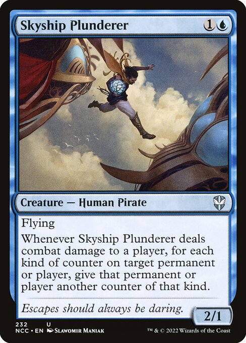 【EN】航空船の略取者/Skyship Plunderer [NCC] 青U No.232