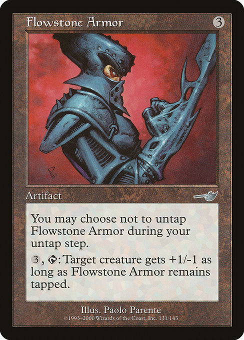 【Foil】【EN】流動石の鎧/Flowstone Armor [NEM] 茶U No.131