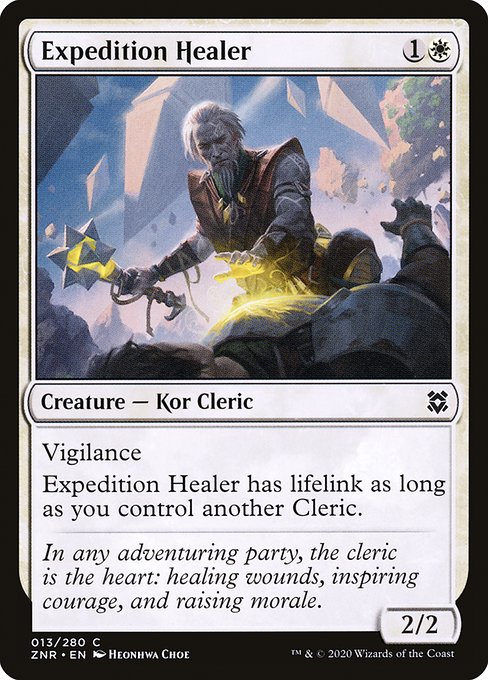 【EN】探検隊の癒し手/Expedition Healer [ZNR] 白C No.13