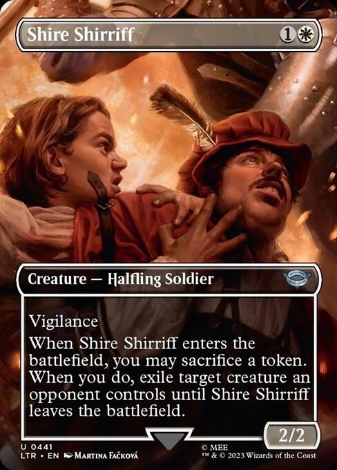 【Foil】【EN】ホビット庄の庄察/Shire Shirriff [LTR] 白U No.441