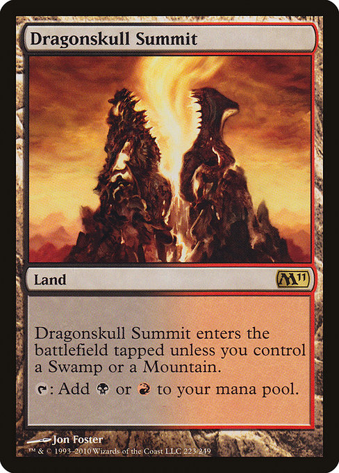 【EN】竜髑髏の山頂/Dragonskull Summit [M11] 無R No.223