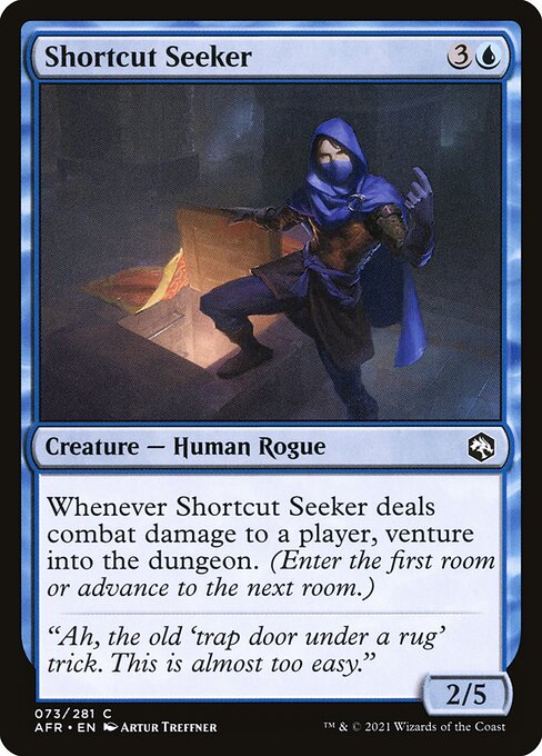 【Foil】【EN】近道探し/Shortcut Seeker [AFR] 青C No.73