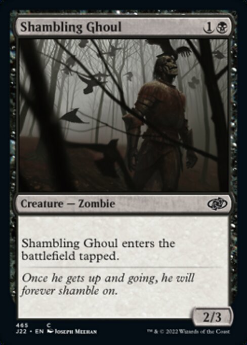 【EN】よろめくグール/Shambling Ghoul [J22] 黒C No.465