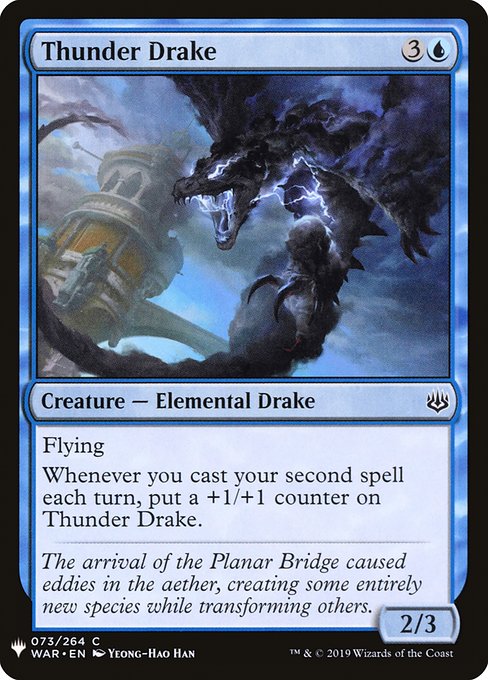 【EN】雷のドレイク/Thunder Drake [MB1] 青C No.524