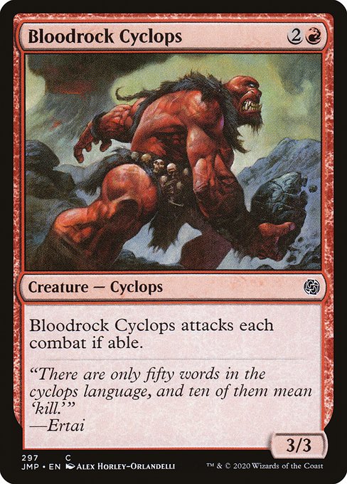【EN】ブラッドロック・サイクロプス/Bloodrock Cyclops [JMP] 赤C No.297