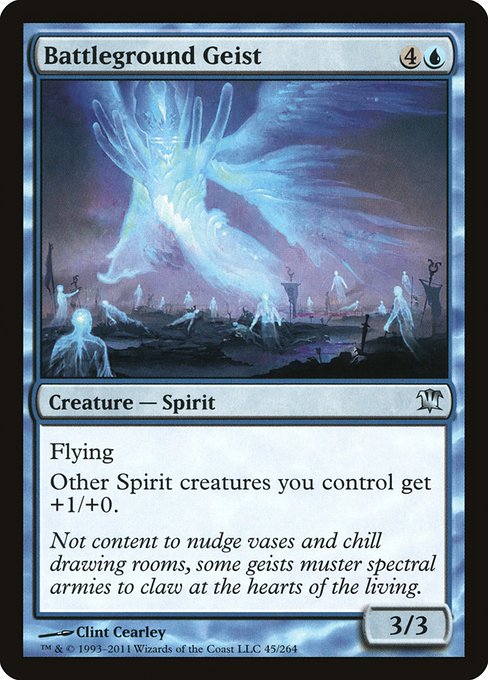 【Foil】【EN】戦場の霊/Battleground Geist [ISD] 青U No.45