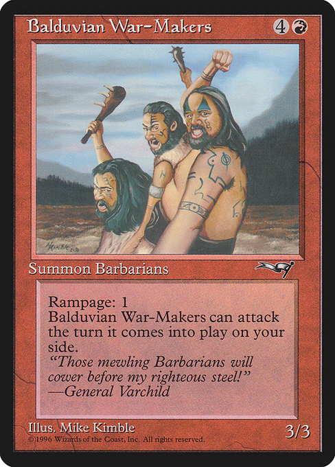 【EN】Balduvian War-Makers [ALL] 赤C No.66a