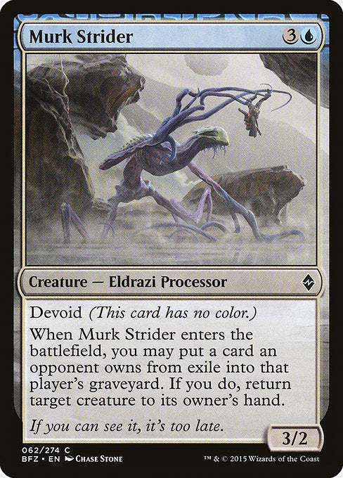 【Foil】【EN】霞の徘徊者/Murk Strider [BFZ] 無C No.62
