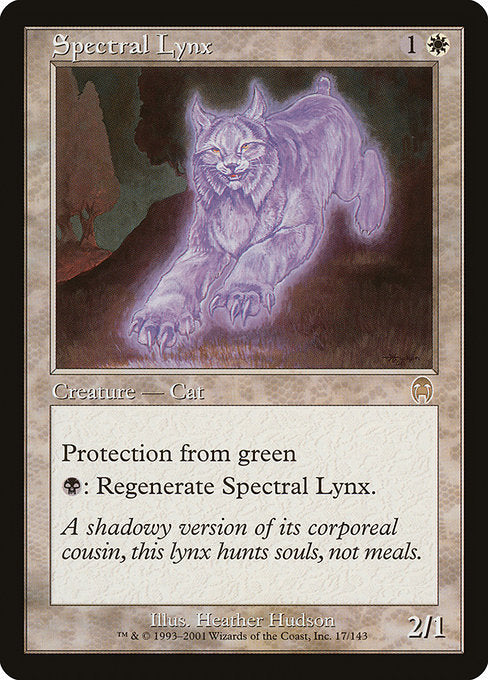 【EN】幽体オオヤマネコ/Spectral Lynx [APC] 白R No.17